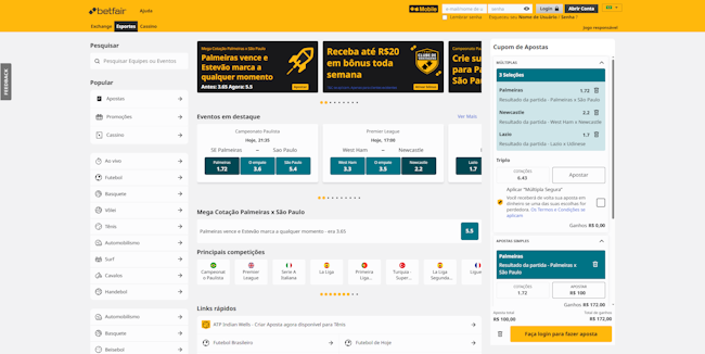 Sporting bet online