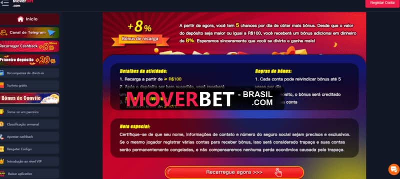 5 reais grátis para apostar