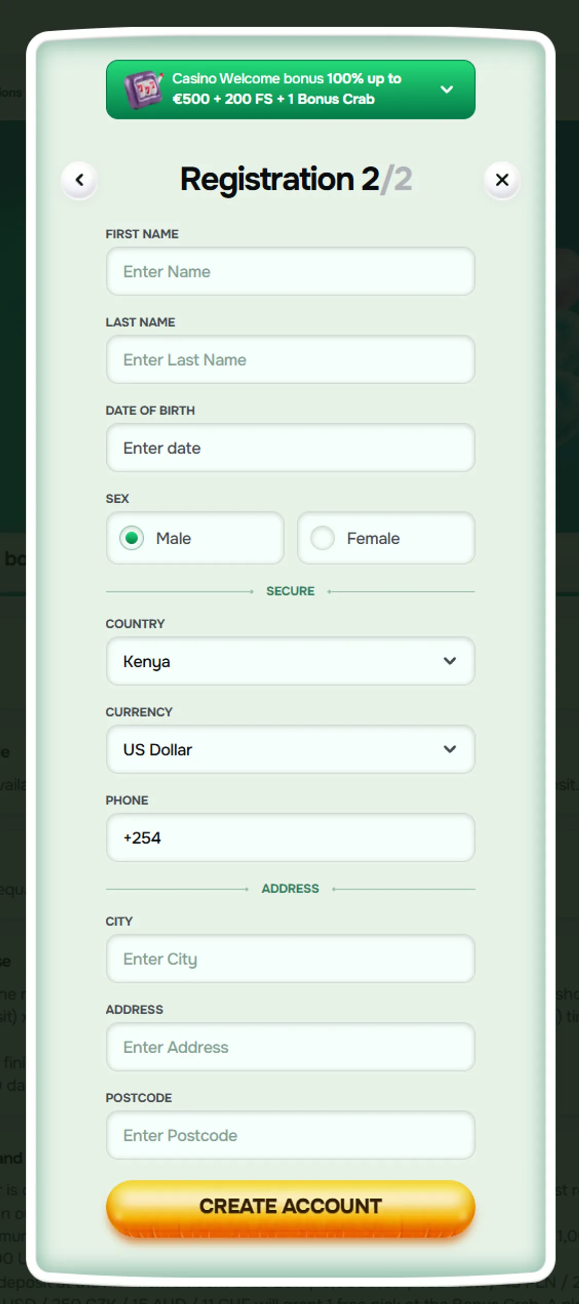 Cassinos online confiáveis